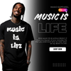 Music is Life T-shirt